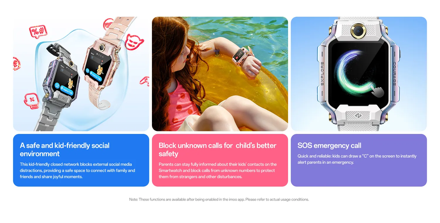 imoo Smartwatch X10 — Reloj inteligente infantil 4G con doble cámara — 12